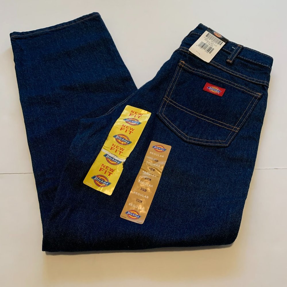 Men's Blue Dickies Regular Fit Jeans Size 31X30